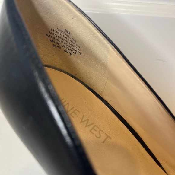 Nine West Black Heels size 8 - Picture 5 of 6